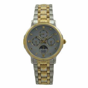 Gambar ALBA Jam Tangan Pria   Silver Gold Grey   Stainless Steel   ASFB20