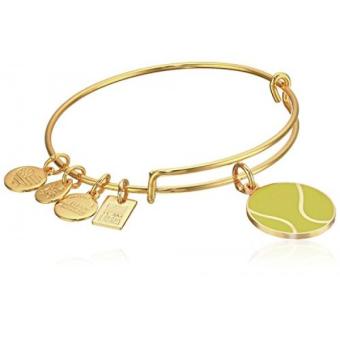 Gambar Alex and Ani Womens Team USA Tennis Bangle Gold Tone One Size