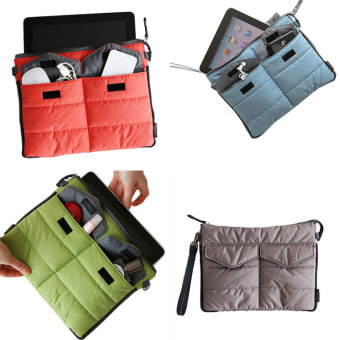 Amart Organizer Sleeve Pouch Storage IPad Bag Travel Ipad Mini Soft With Handles(Grey) - Intl Mei 2019 - 3 Amart Organizer Sleeve Pouch Storage iPad Bag Travel Ipad Mini Soft With Handles(Grey) - intl - 3