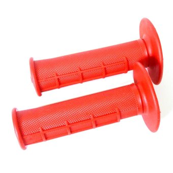 AME Aksesoris Motor Handgrip MX Half Waffle - Merah 