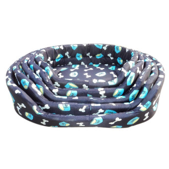 anjing kucing pet baskom ranjang BLUE1 anjing kucing pet baskom ranjang BLUE1