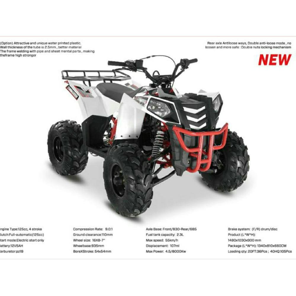 ATV 110cc tipe Commander - Monstrack  MODEL TERBARU DAN BARANG SANGAT ORISINIL
