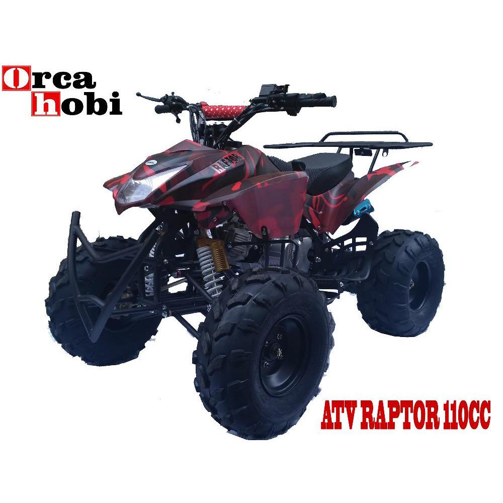 ATV RAPTOR 110CC RING 8 4 TAK MODEL TERBARU DAN BARANG SANGAT ORISINIL