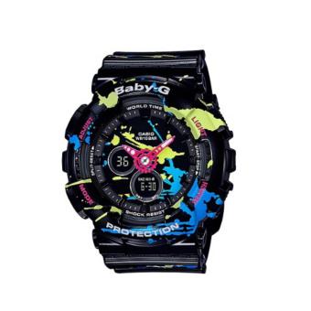 Gambar Baby G BA 120SPL 1A   Jam Tangan Wanita   Hitam   Resin band