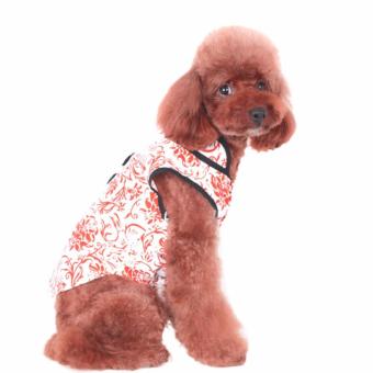 Baju Anjing CNY Betina Kostum Standard Chinese New Year Dog CatKucing - 4 .