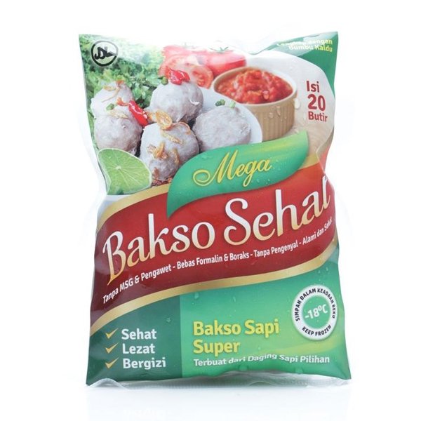 Bakso Sehat Mega 1 Pak Isi 20 - Non MSG