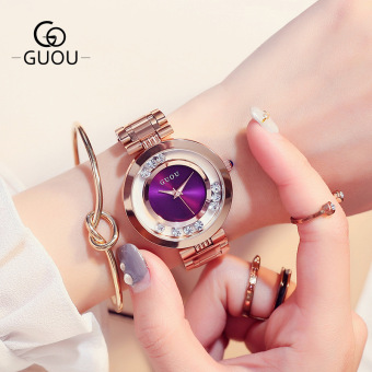 Gambar Baru berlian rose gold jam tangan wanita