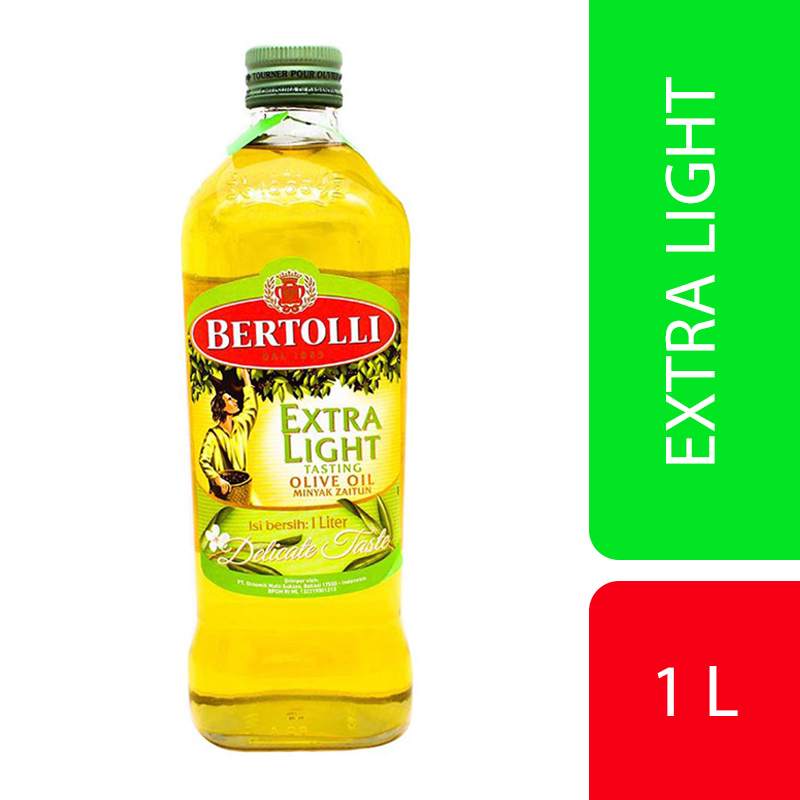 Bertolli Extra Light Olive Oil Botol - 1 L