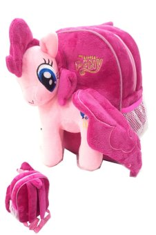 BGC My Little Pony Pinkie Pie Tas Ransel Anak Sekolah TK Boneka Timbul Import + Kotak Pensil + Alat Tulis - Pink September 2019 - 2 BGC My Little Pony Pinkie Pie Tas Ransel Anak Sekolah TK Boneka Timbul Import + Kotak Pensil + Alat Tulis - Pink - 2