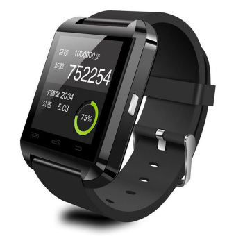 Gambar Bluetooth smart watch U8 Wrist Watch for Android Apple PhoneSmartphones Black