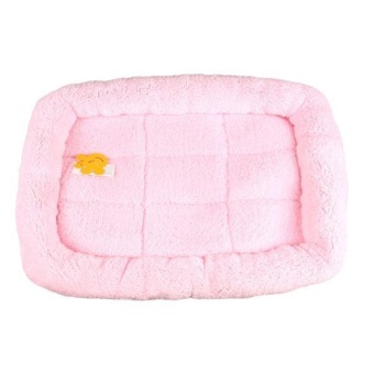 Gambar BolehDeals Super Soft Washable Pet Cat Dog Cushion Sleeper Mat WarmHouse Pad L Pink   intl