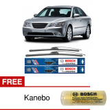 Bosch Sepasang Wiper Frameless New Clear Advantage Mobil Hyundai Sonata NF (20" & 18") - 2 pcs/set - Hitam Harga 202,470 rupiah*Gratis Ongkir
