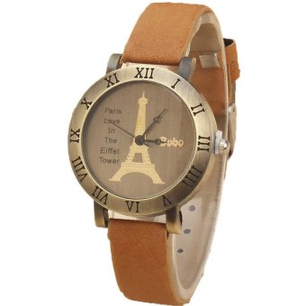 Bubo - Jam Tangan Wanita - Kuning - Strap Leather - Erin Paris Watch  