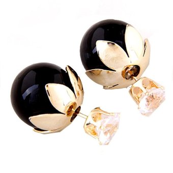 Gambar Cannice Anting Stud Elegance Black