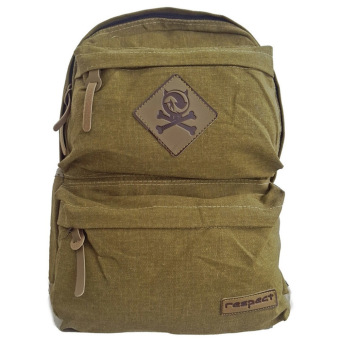 canvas respect backpack khaki lazada indonesia canvas respect backpack khaki lazada indonesia