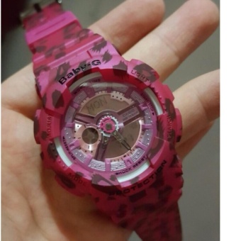 Gambar Casio Baby G BA 110LP 9A (Leopard Pink)