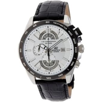 Gambar CASIO EDIFICE  EFR 520L 7AV JAM TANGAN PRIA  LEATHER (BLACK)