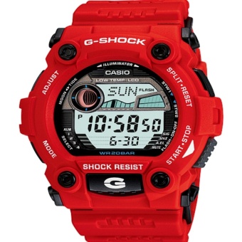 Gambar Casio G Shock Digital Jam Tangan Pria   Merah   Strap Karet   G 7900A 4