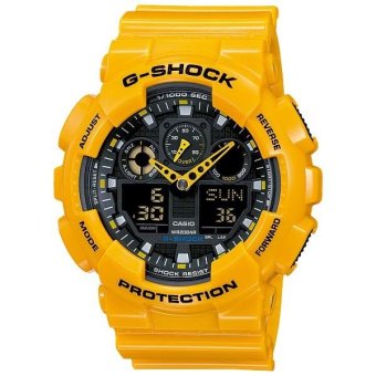 Gambar Casio G shock GA 100A 9A Original   Kuning