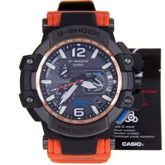 Gambar Casio G Shock GPW 1000 1BDR Jam Tangan Pria Rubber Strap Hitam