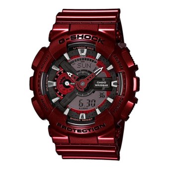 Gambar Casio G Shock Jam Tangan Pria   Resin   Merah   GA 110NM 4A