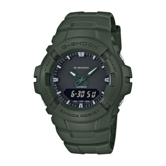Casio G-Shock Men's Green Resin Strap Watch G-100CU-3A - intl  