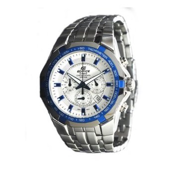 Casio Jam Tangan Pria Edifice EF-540D-7A2VDF - Silver Biru  