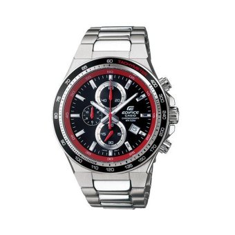 Gambar Casio Jam Tangan Pria Edifice   Hitam Merah   EF 546D 1A4VDF