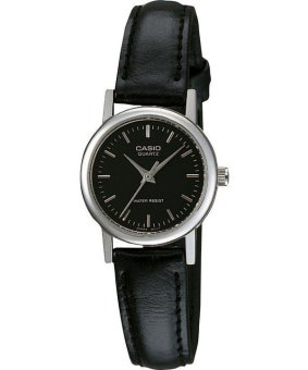 Casio - Jam Tangan Pria Wanita - Hitam - Strap Kulit - LTP-1095E-1ADF  