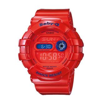 Casio Jam Tangan Wanita Casio Baby-G BGD-140-4DR Dual Illuminator Red Resin Digital Watch  
