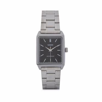 Casio Jam Tangan Wanita - Silver Black - Stainless Steel - LTP-V007D-1EUDF  