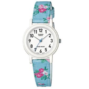 Casio LQ-139LB-2B2DF - Jam Tangan Wanita - Biru - Cloth Band  