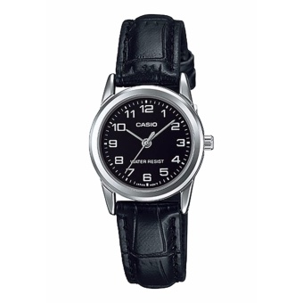 Casio LTP-V001L-1BUDF Women's Black Leather Watch - intl  