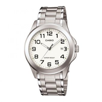 Gambar Casio MTP 1215A 7A Jam tangan Pria  Silver Stainless Steel