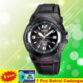 Gambar Casio   MW 600F 2A Jam Tangan Pria   Rubber Strap   Hitam