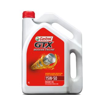 Gambar Castrol Oli Mesin Mobil   GTX ME 15W50 SM CF (4 Liter)