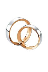 Cincin Nikah Couple -Europe Diamond 0,01 Crt 3 Butir