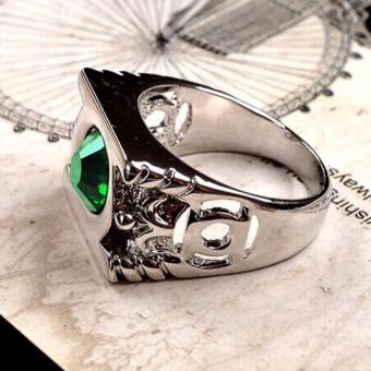 Crystal Green Lantern Ring Party Ring For Men Jewelry - Intl Juli 2018 - 3 Crystal Green Lantern Ring Party Ring For Men Jewelry - intl - 3