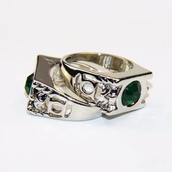 Crystal Green Lantern Ring Party Ring For Men Jewelry - Intl April 2018 - 4 Crystal Green Lantern Ring Party Ring For Men Jewelry - intl - 4