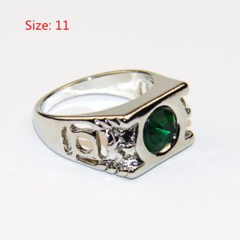 Crystal Green Lantern Ring Party Ring For Men Jewelry - Intl April 2018 - 5 Crystal Green Lantern Ring Party Ring For Men Jewelry - intl - 5