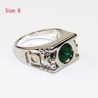 Crystal Green Lantern Ring Party Ring For Men Jewelry - Intl Juli 2018 - 5 Crystal Green Lantern Ring Party Ring For Men Jewelry - intl - 5