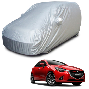 Gambar Custom Sarung Mobil Body Cover Penutup Mobil mazda 2 Fit On Car