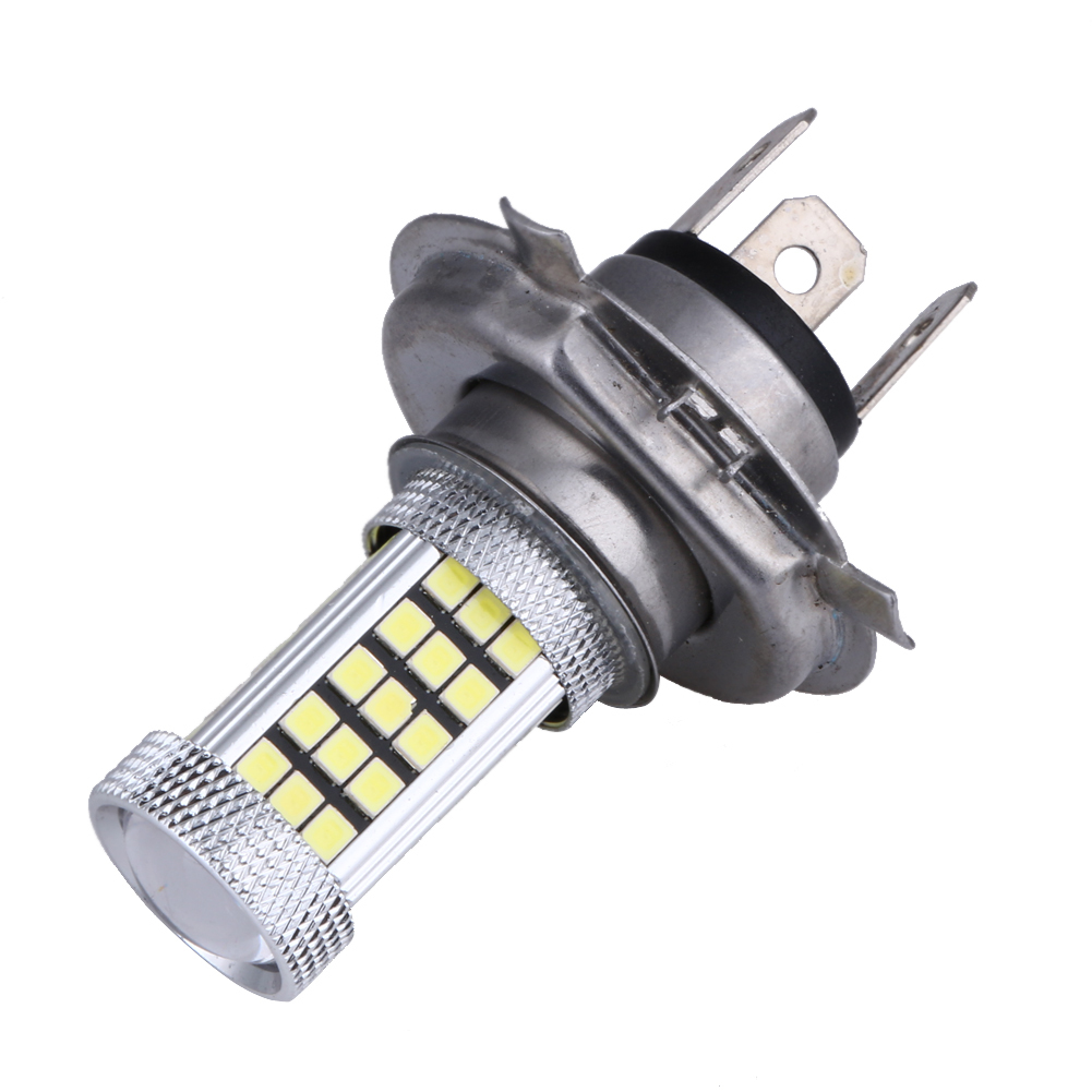 DC 12 V H4 2835 63 LED 6000 KB bohlam lampu proyektor Mobil .