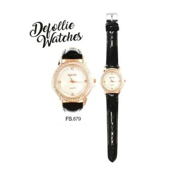 Gambar Defollie Roman Jam Tangan Fashion Wanita Round Analog Watch