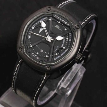 Gambar Dietrich Jam tangan Pria DR7020 Chrono Detik Bawah Tali Kulit