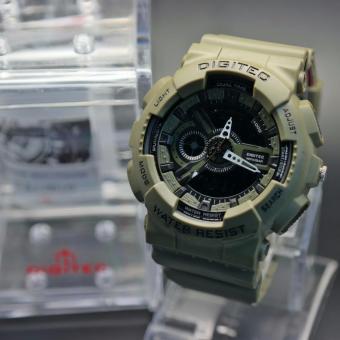 Gambar Digitec   DG 2020   Jam tangan Pria   Model Trendy Sporty   Rubberstrap   Dual time