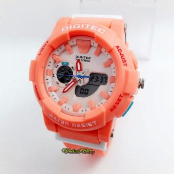 Gambar Digitec DG 3039 Dualtime   Jam Tangan Sport Cewek   Rubber Strap   Waterresist