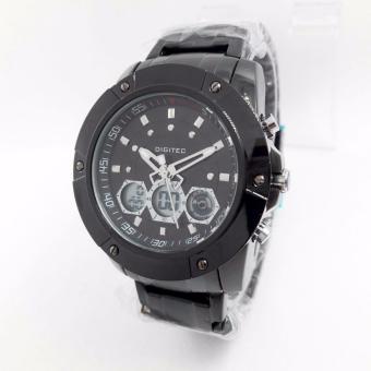 Gambar Digitec DG 3047 Dual Time   Jam Tangan Pria   Stainlesstell Strap