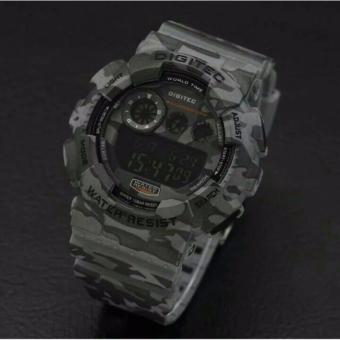 Gambar Digitec DG2072 SR   Jam Tangan Olahraga Pria   Sporty Watch   Fashion Army   Dual Time   Waterresist   Rubber