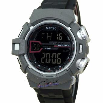 Gambar Digitec   DG2110M   Jam Tangan Pria   Strap Karet   Hitam Abu Silver